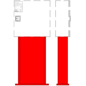 ESTRUTURA DE SUPORTE BASE P/MODELO B